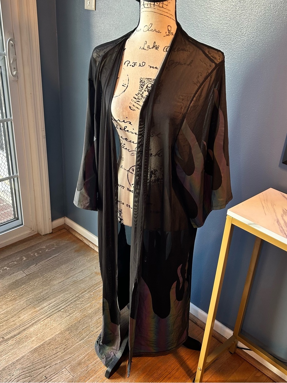 ⭐️ 5 for $25 ⭐️ Clubexx doll kills Open Kimono with fire flame details